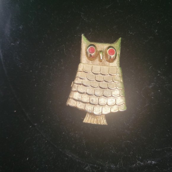 Vintage Avon Owl Scent Balm Brooch - Picture 4 of 5
